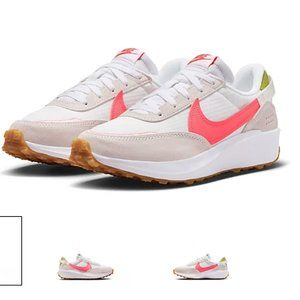 nike women waffle debut white hot punch bright cactus size 7 NWOT